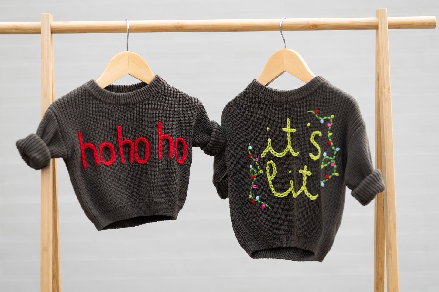 Hohoho Sweater 0-3m (Ready to ship)
