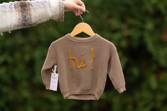 Hi Sweater 3-6m (Ready to ship)