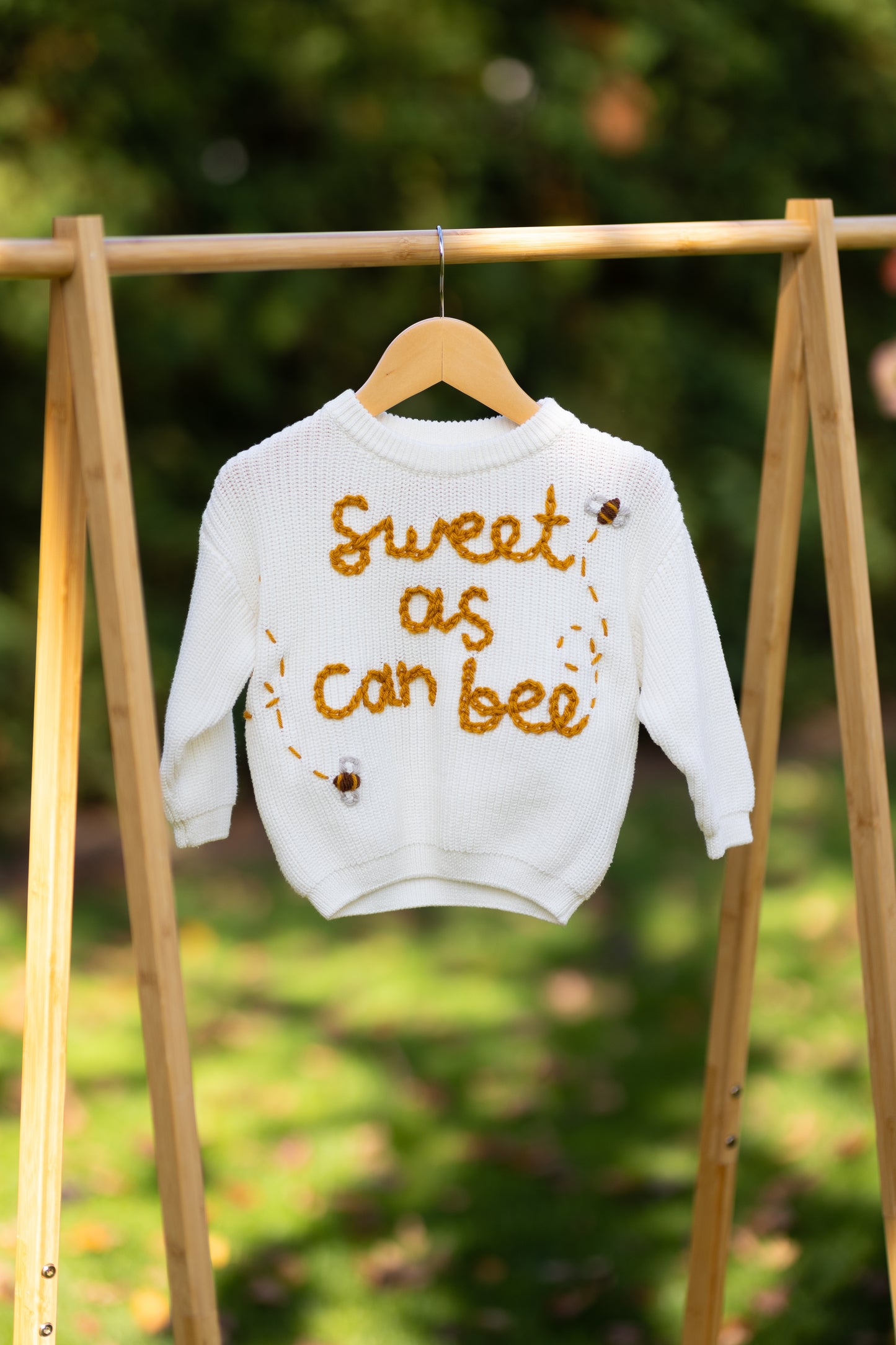 Sweet as Can Bee Sweater 6-12m (ready to ship
