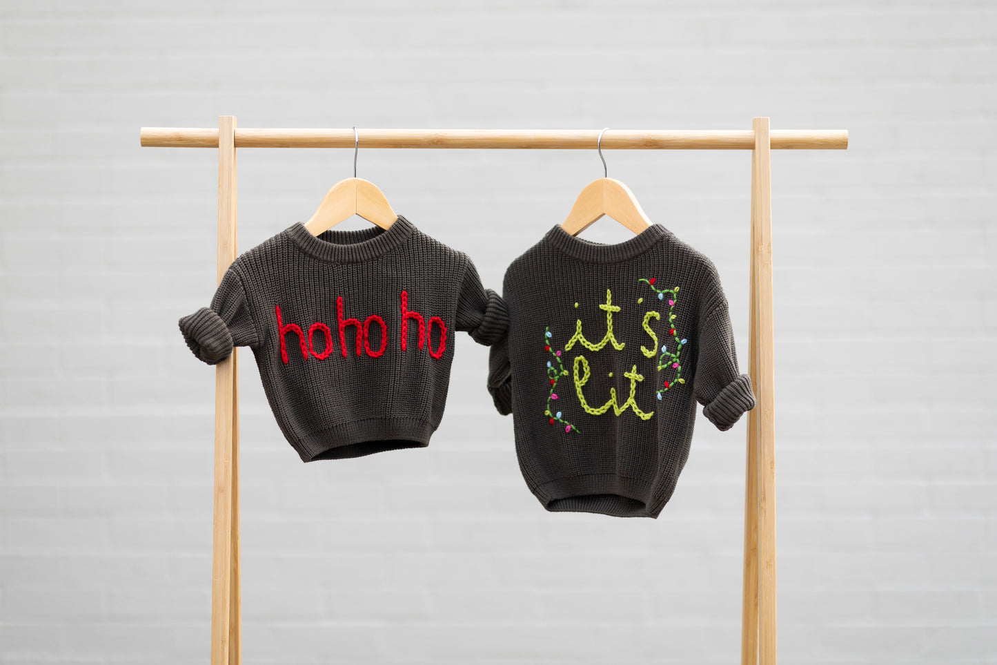 Hohoho Sweater 0-3m (Ready to ship)