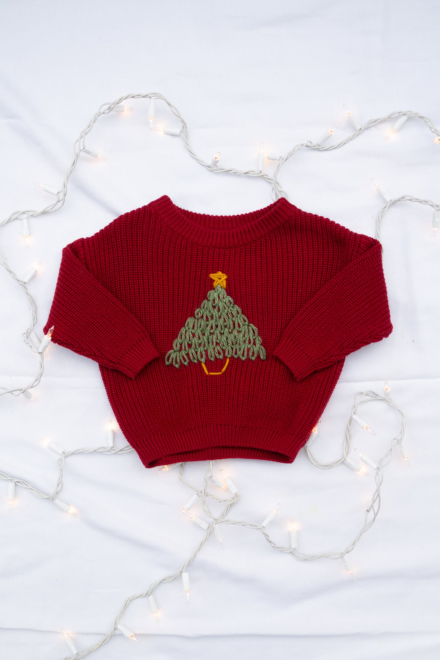 Christmas Tree Sweater 6-12m (Ready to ship)