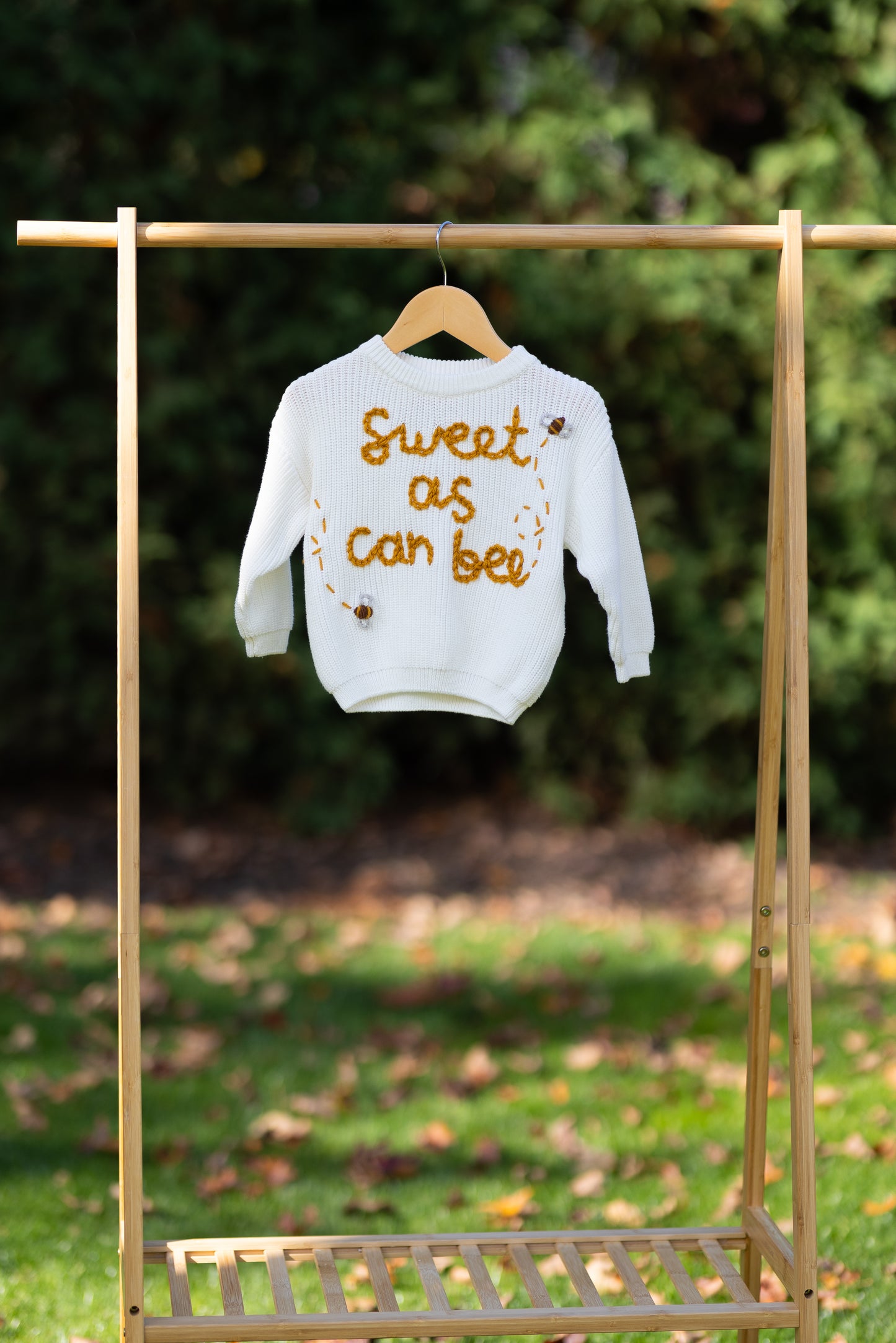 Sweet as Can Bee Sweater 6-12m (ready to ship
