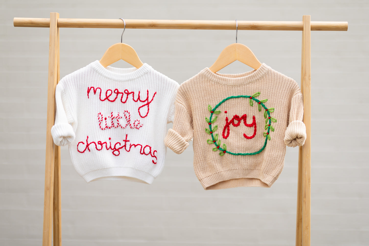 Merry Little Christmas Sweater 3-6m (Ready to ship)