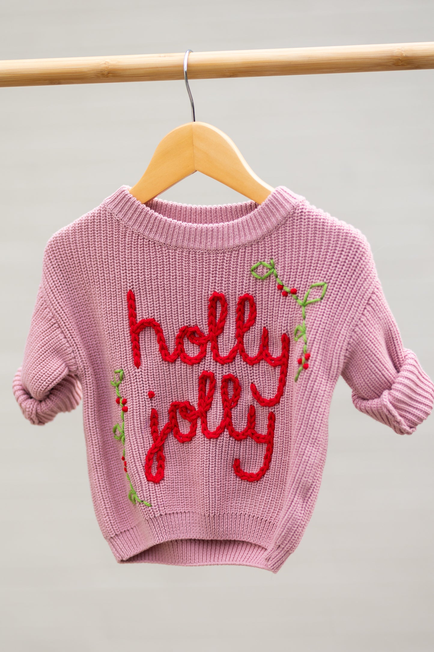 Holly Jolly Sweater 6-12m (Ready to ship)