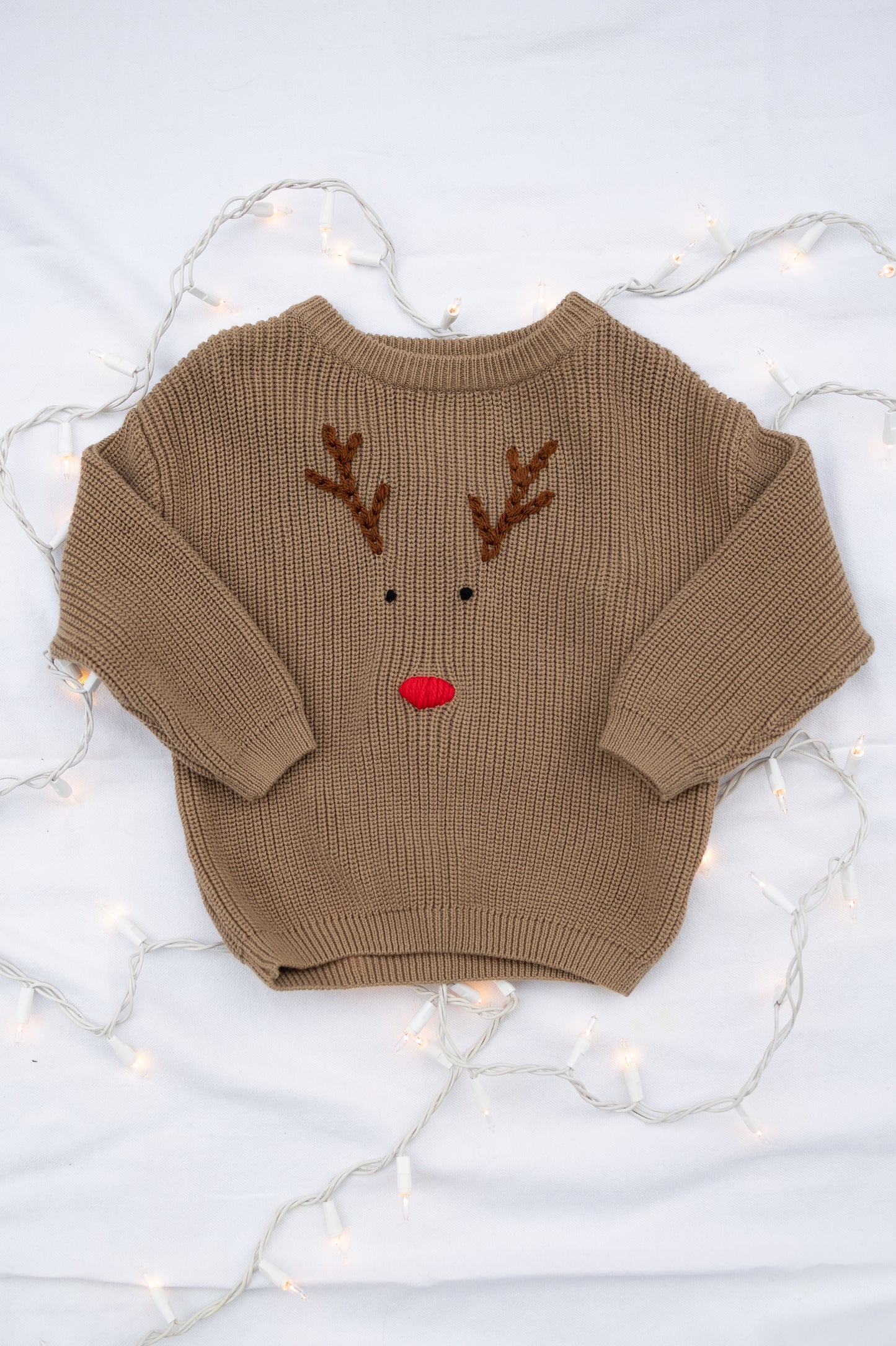 Reindeer Sweater 3-4T (Ready to ship) ￼