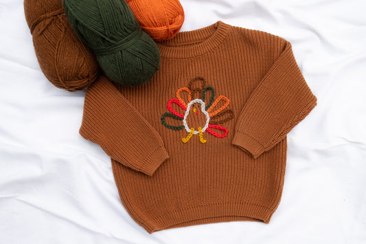 Turkey Sweater 18-24m (Ready to ship)