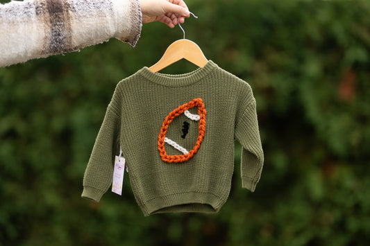 Football Sweater 6-12m (Ready to ship)