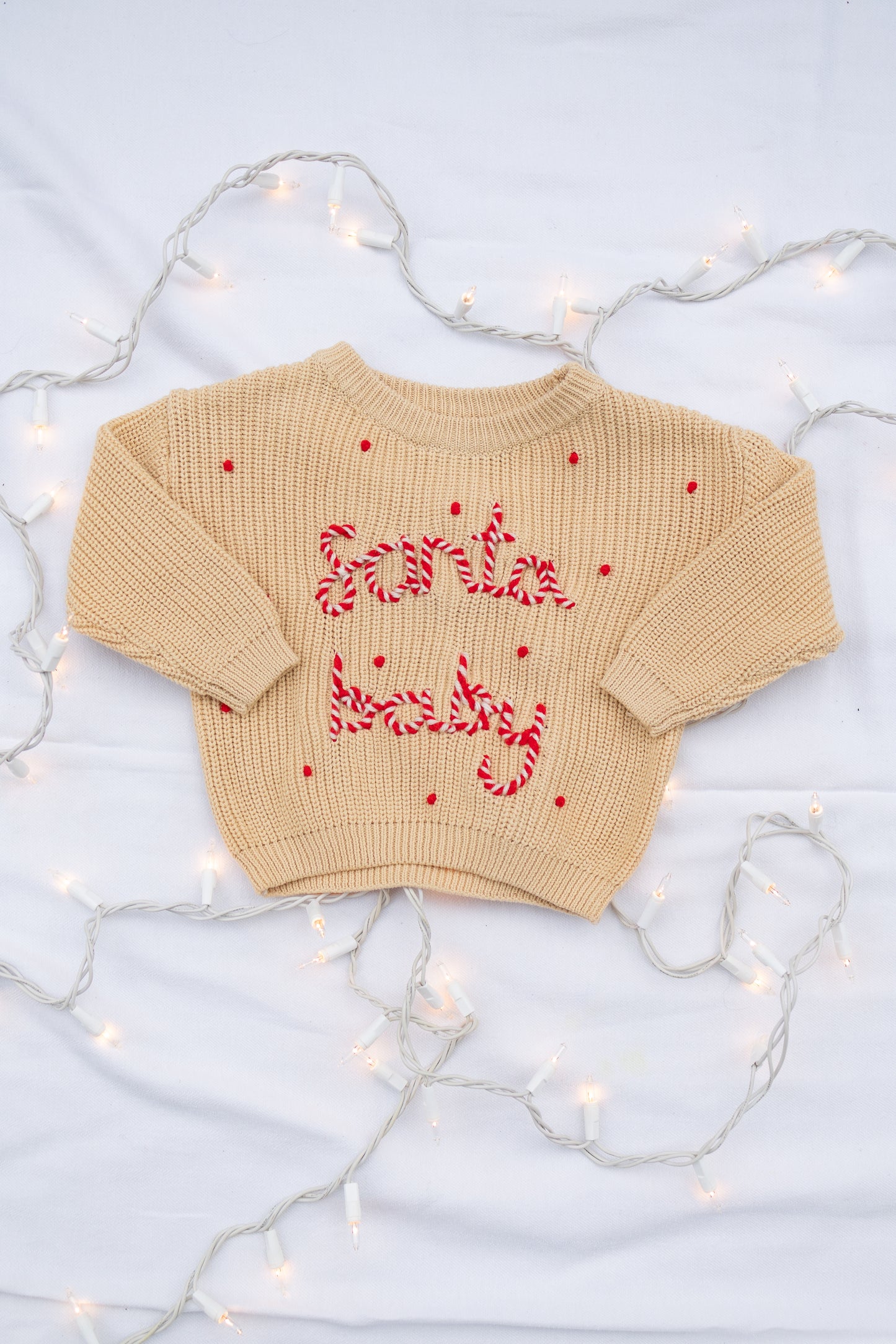 Santa Baby Sweater 3-6m (Ready to ship)