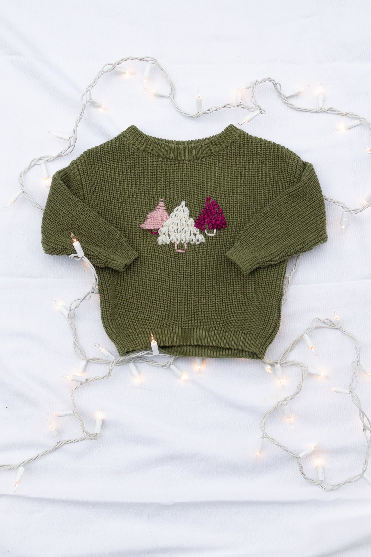 Multi Tree Sweater 6-12m (Ready to ship)