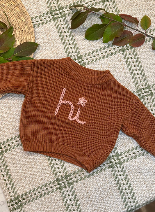 Hi Sweater 0-3m (Ready to ship)